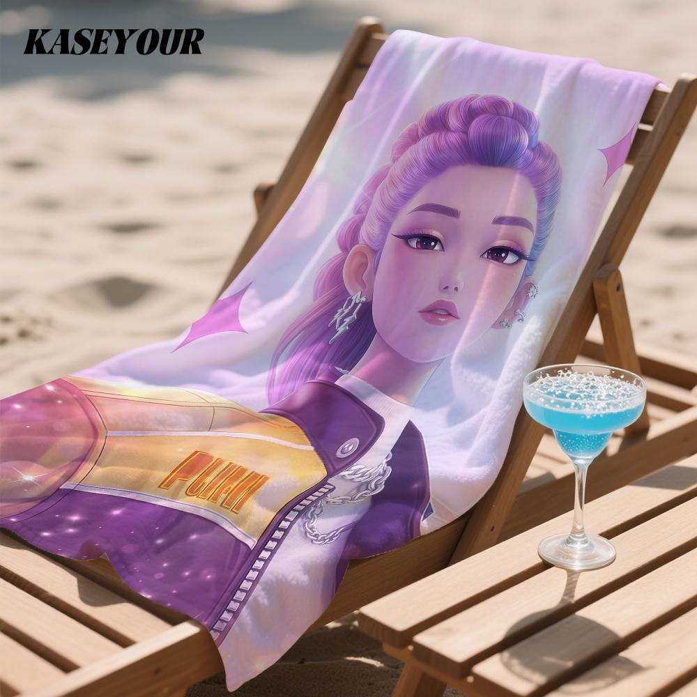 KPop D-Demon HH-Hunters Quick Drying Bath Towel Microfiber beach towel light weight swimming camping yoga beach out
