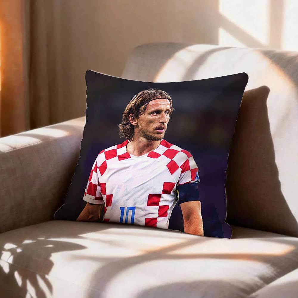 Legendary Midfielder Luka MModric Pillow Case Pattern Printed Pillowcase For Living Room Sofa Cushion Cover