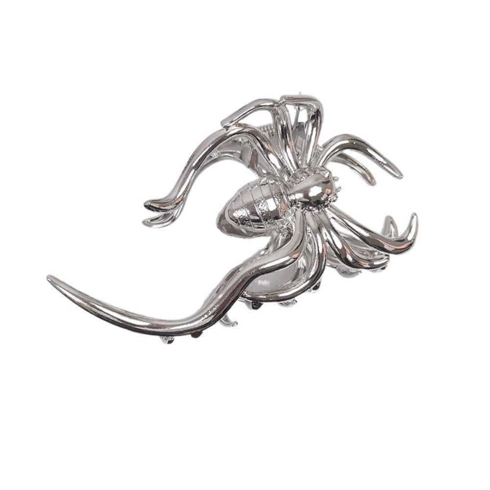Hollow Large Shark Clip Y2K Metal Hair Claw Simple Spider Hair Claw Ladies