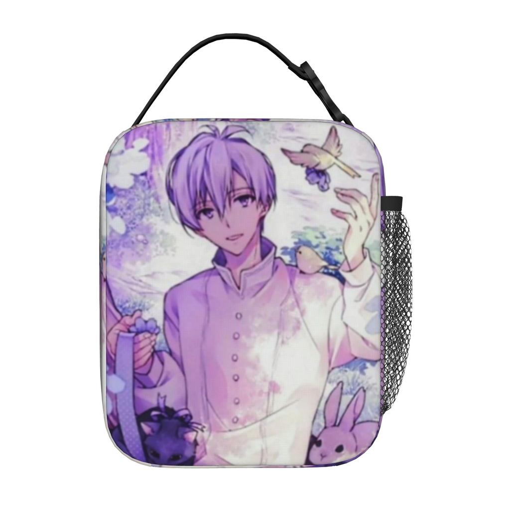 Сезон «Назад в школу»IDOLiSH7 Сумка для еды Тепло (6) Складная термосумка для ланча на молнии, стильная и портативная