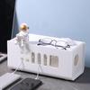 Cable Holders Large Capacity Heat Dissipation Plastic Large Cable Organizer  Management Box for Home