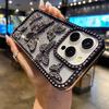3D Модный Электроplated Бабочка Блеск Алмазный Чехол для Телефона для IPhone 17 16 Pro Max 15 14 13 12 11 Прозрачная Задняя Крышка