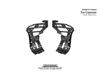 18-23 cayenne 9y0.1 coupe oe rear bumper bracket