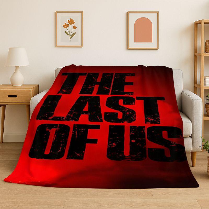 Horror Game TV The Last of Us Soft Flannel Throw Blanket,Cozy Blanket for Bed,Couch,Sofa,Bedroom,Living Room,Travel,Picnic