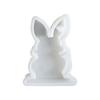 Heart Rabbit Candle Resin Mold Easter Rabbit Silicone Mould DIY Craft Molds Handmade Soap Baking Mold for Home Decor