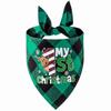 Christmas Pet Bandanas Triangle Scarf Reversible Towel for Pets Bandana for Pet Costume Accessories Christmas Party Supplies