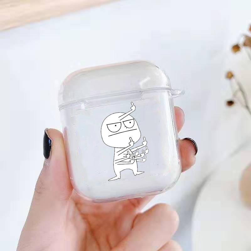 Забавный мужской чехол для Airpods Pro 2, милый креативный защитный чехол с рисунком из мультфильма, коробка для Airpods 1 2 3 Pro Air Pod, чехол Funda