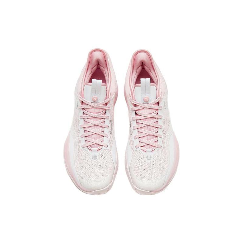 Anta Three point Rain1.0 Баскетбольные кроссовки Мужские Низкие Белые/Розовые Кроссовки 912321102S-3