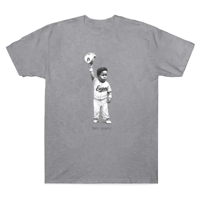 Vladdy Born Ready Legendary Tshirt Summer Cotton High Quality Comfort Tee Unisex Clothing Trendy Casual T Shirts Sportswear Unisex