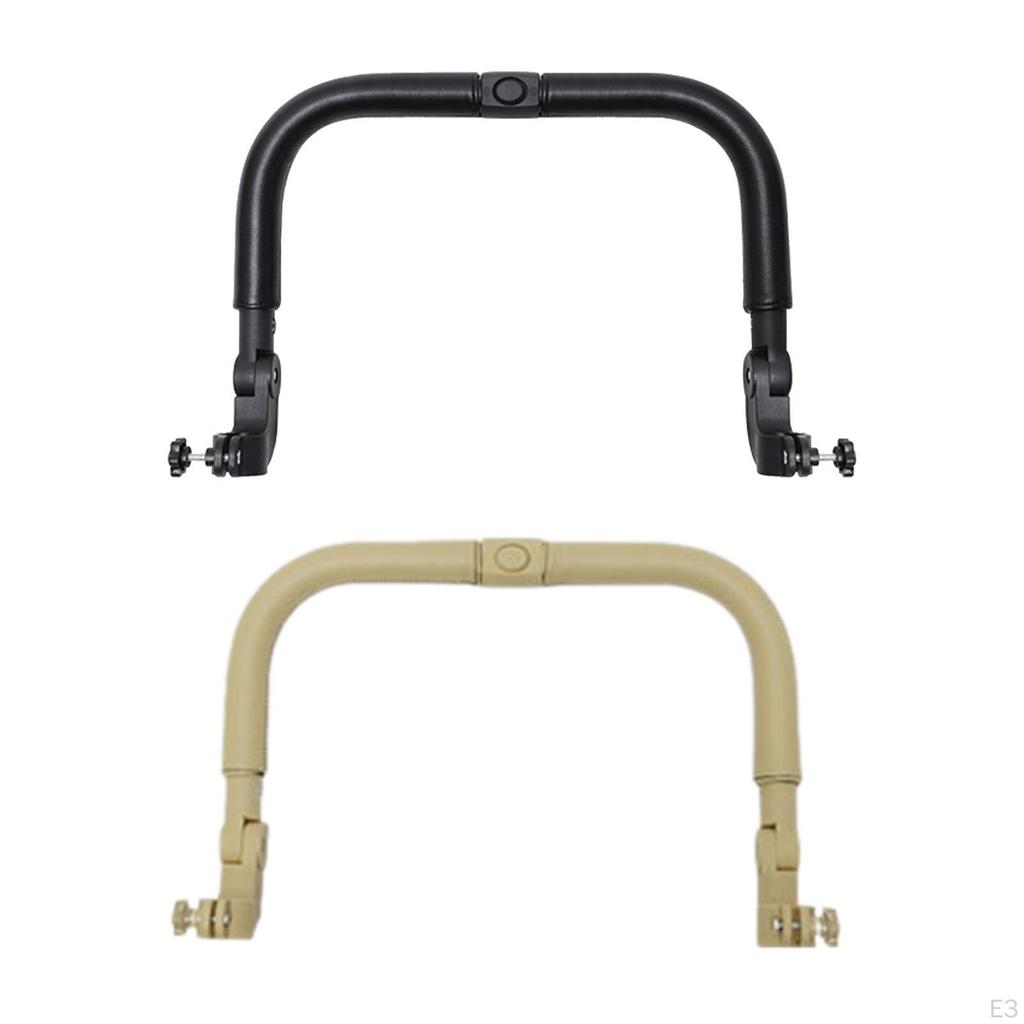 Pram Armrest Bar Carriage Safety Handle Pushchair Handrails Front