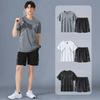 Breathable Male Top Shorts Runnning Quick Dry Sports Suit Men Simple Summer Sport Costume  Summer