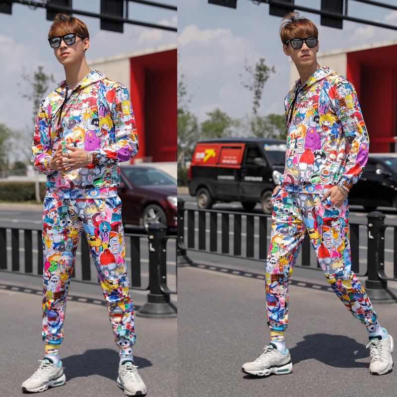 Качественная милая худи с аниме-принтом: Повседневная, Свободного кроя, Универсальная, Свитшот в американском стиле