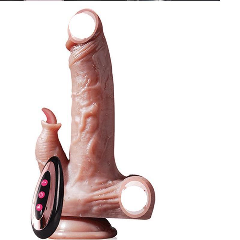 Фаллоимитатор, секс-игрушка, вибратор для женщин, стимулятор клитора, огромный большой электрический телескопический пенис, мягкий фаллоимитатор, вибратор, женские мастурбаторы