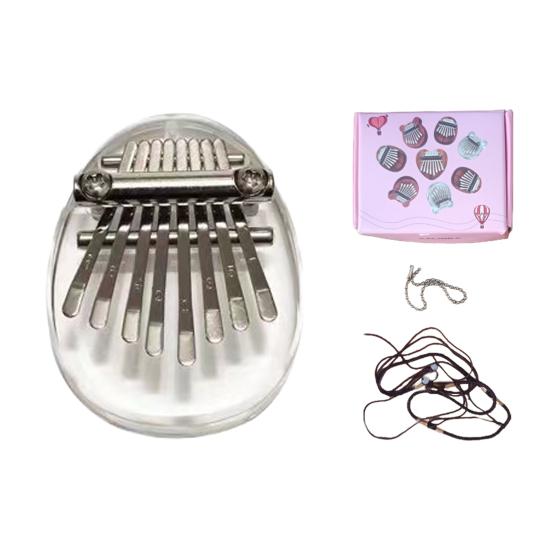 Finger Thumb Piano 8 Key Mini Thumb Piano Musical Instrument Portable Kalimba Thumb Piano for Kids Adults Beginners