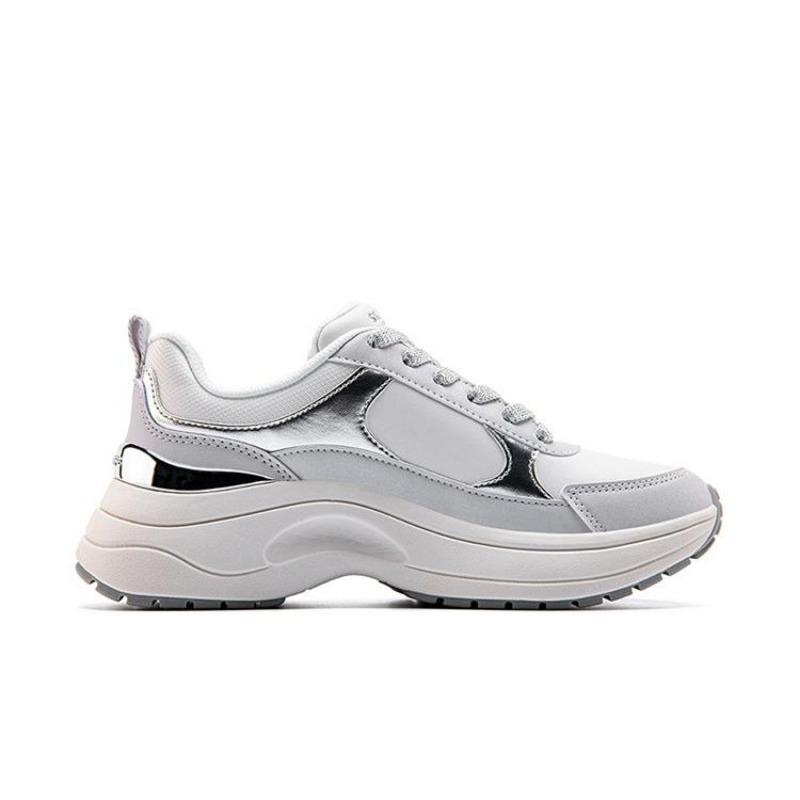 Skechers Sports Shoes Women Stylish Comfort Breathable Height Boost Low Top Dad Shoes White 177447-WHT