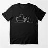 La Linea The Line Osvaldo Cavandoli Tv T Shirt Unisex Happy Fashion Unisexs Tshirts Streetwear Tee Round Neck Casual Tops Camisetas