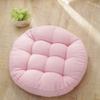 Red Christmas Large Floor Seat Cushion Thickened Tatami Chair Seat Pillow Pad Tufted Round Big Pillows Chair Pad Ottoman Poufs