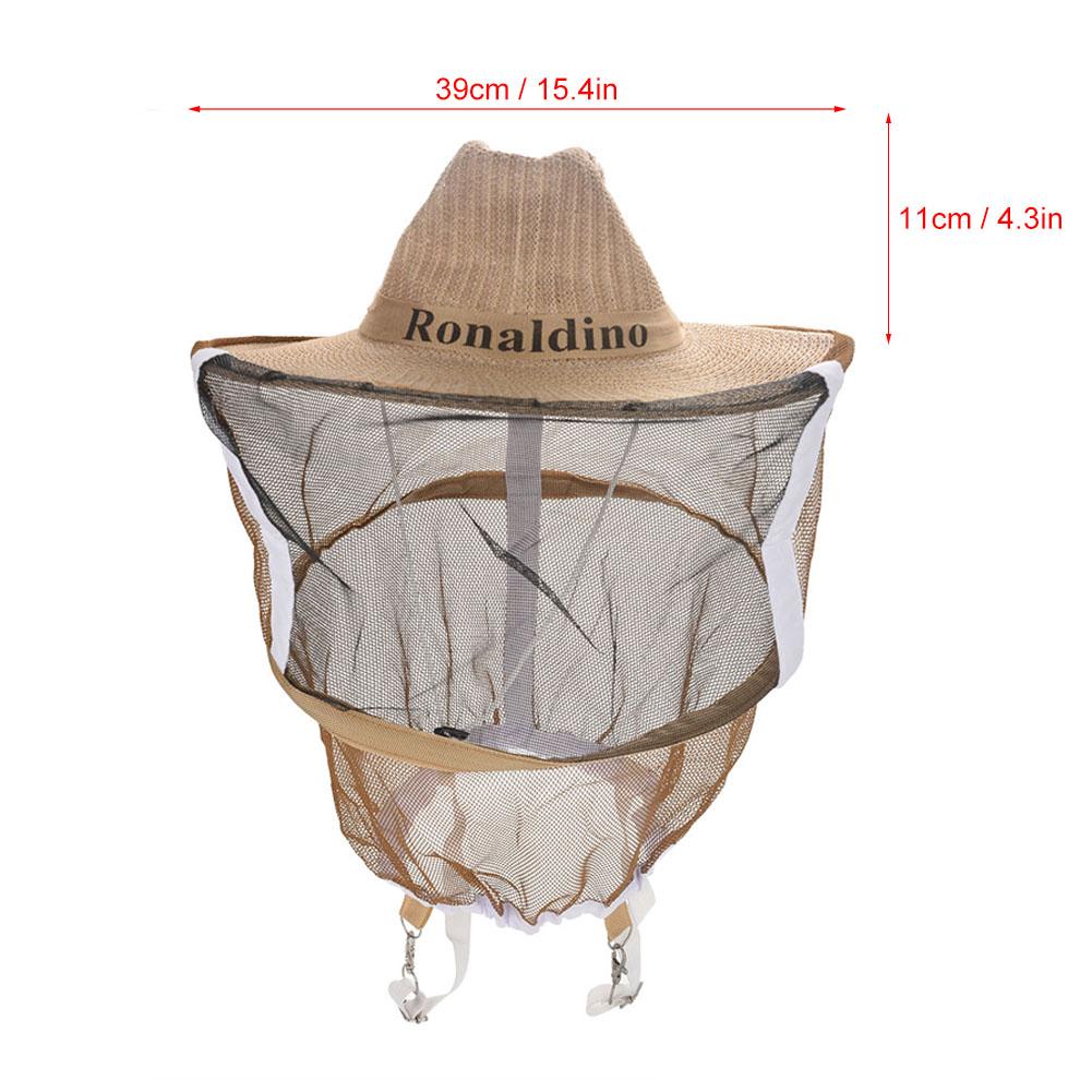 Пчеловодство Шляпа пчеловода Садовая защита от комаров, пчел, насекомых, насекомых, вуаль для лица и головы