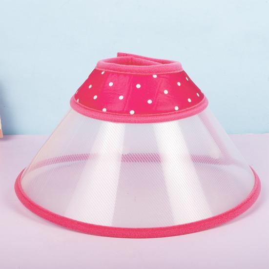Cat Cone Collar Adjustable Recovery Pet Cone E-Collar Wound Healing Anti-licking Protective Collar Neck Cover for Cats Kittens Rabbits