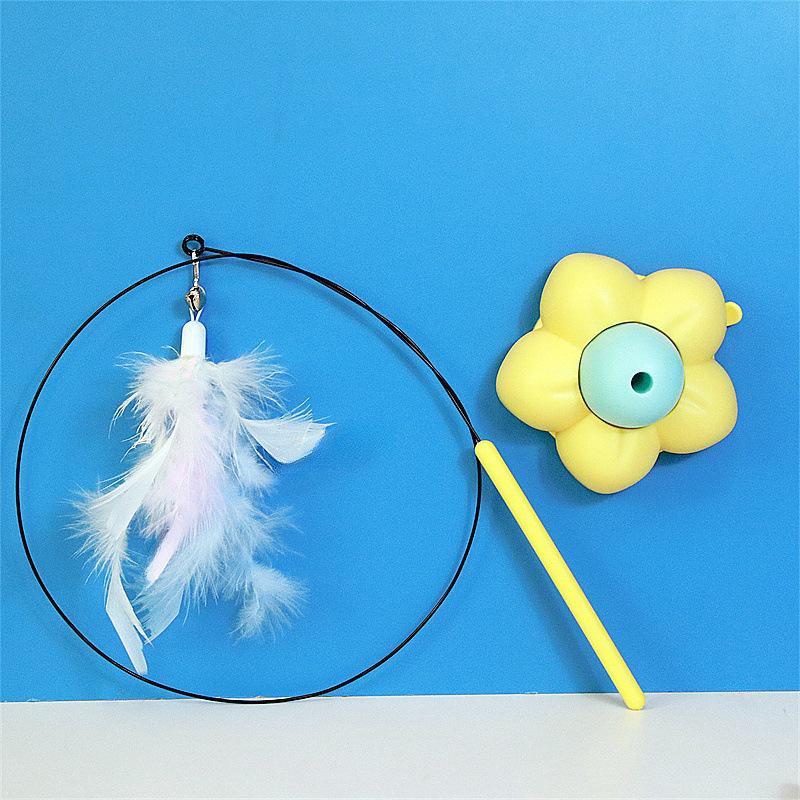 Cute Plush Mint Mouse Cat Toy for Self-Entertainment and Relief