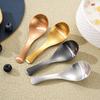 Нержавеющая сталь 304 Портативная посуда Десертная посуда Ложка с короткой ручкой Ложки для кормления младенцев Ложка для мороженого Чайные ложки