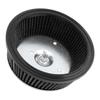 Black HD-0800 High-Density Air Filters for Harley Softail 2000-2015 bike Replacing Original