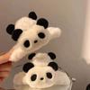 Заколки для волос Kawaii Panda, большая мультяшная мягкая игрушка, заколки с когтями панды, резинки для волос, женские милые головные уборы