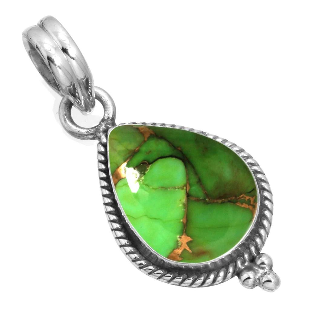 Серебряный кулон 925 пробы, женская бижутерия с драгоценными камнями, подарок на день рождения, сине-зеленый, фиолетовый, медный, бирюзовый, жемчужный, лазурит, перламутровый коктейль