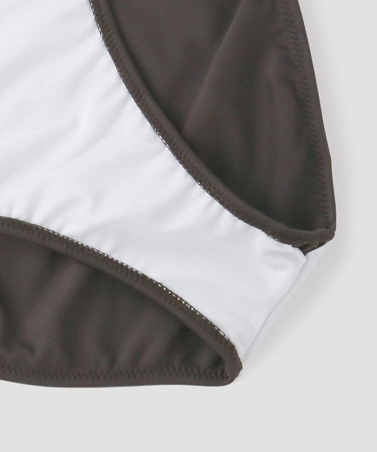 Купальник бикини, стандартный, подходит для большой груди, например, чашки GHI, на косточках, белый [Sanai Paradise] чашки Wacoal, [Гламурный]