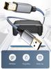 Кабель для принтера SUNROZ USB - USB Type-B Hi-Speed 480Mbps Тканевая оплётка, 3 м (A48753)
