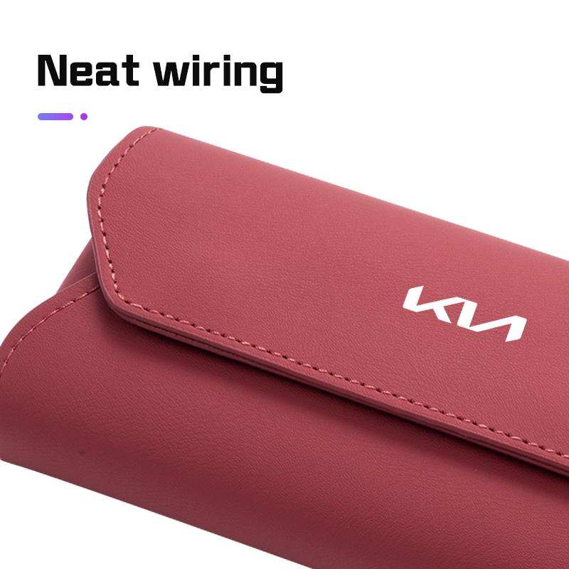 Car Sunglasses Box Accessories For KIA K2 K3 K5 K8 portage Stinger GT line Sorento Ceed CD Cerato Car Visor Glasses Case Storage rnqt40
