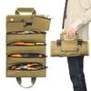 Canvas Tool Bag Roll, Heavy Duty Tool Organizer, Portable Tool Storage for Electrician, Carpenter, Car, Home