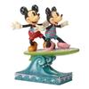 Enesco Фигурка Дисней Традиции Джима Шора Минни и Микки на Серфборде 6001275 Оригинальный импорт из Японии