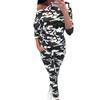 Womens Camouflage Tracksuits Set Wear Ladies Top Suit Pant Plus Size