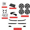 Для автомобиля Xpeng G6 Черный значок Xiaopeng G6 2026 2026 2026 2026 Черный передний задний значок Черненые аксессуары для модификации