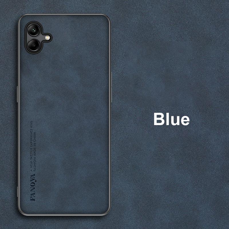 Для Samsung Galaxy A04 Чехол Роскошный Чехол для телефона из искусственной кожи Для Samsung M13 5G Задняя крышка Матовый силиконовый Противоударный Полная защита