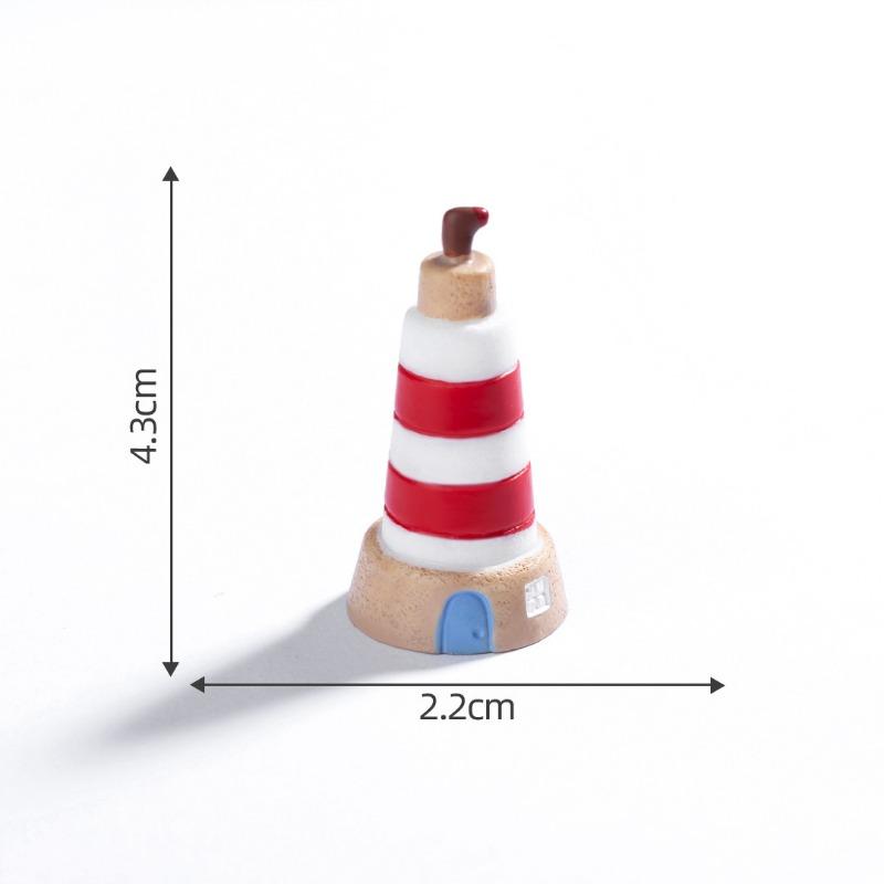 Микро-ландшафт Средиземноморский Маяк Пляж Ландшафтное Украшение Экологическая Бутылка Аксессуары Миниатюрные Мини-украшения