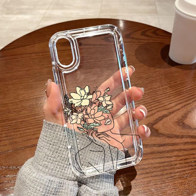 Чехол для телефона для iPhone 13 15 14 12 11 16 Pro Max XR XS SE Max 6 7 8 Plus для Samsung S24 A55 A32 S23 для yellowmi Note 13 12 11 10 Pro устойчив к падениям