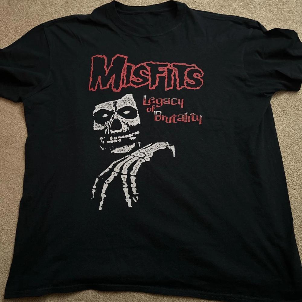 Футболка группы Misfits Футболка Misfits Черная с коротким рукавом Унисекс Футболка CG2426 Унисекс Футболка