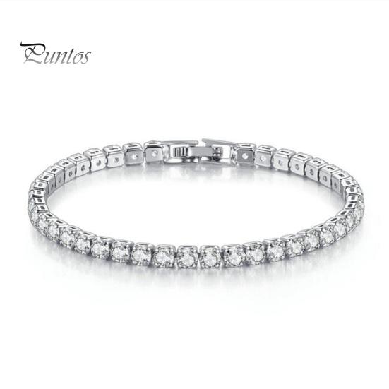 Женский браслет из блестящего кубического циркония с геометрическим рисунком, Роскошный медный браслет из нержавеющей стали, легкий женский браслет на запястье, ювелирные изделия