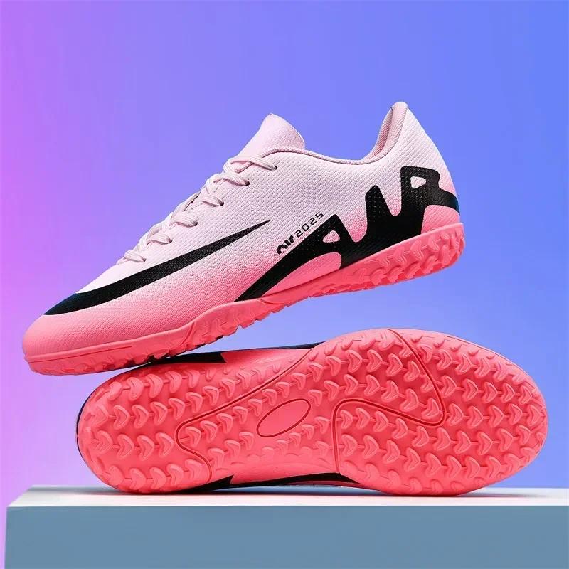 New Men Soccer Shoes Breathable Sneakers Indoor Training Cleats Long Spikes Football Boots Drop Shipping Ultralight