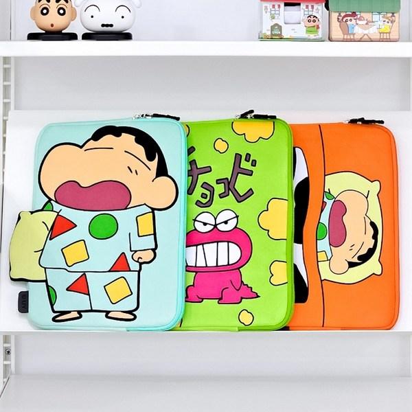 Japanese Character Samsung iPad Laptop Pouch Bag 11 13 15 Inches, Pajamas Crayon Shin-chan