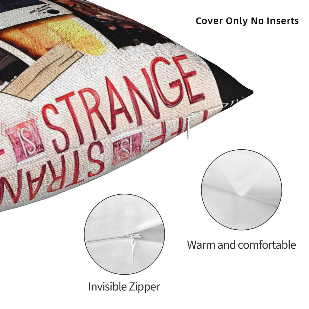 Life Is Stranges Pillow Cover Print Cushion Cover Fashion Pillow Case For Office Car Home Decor