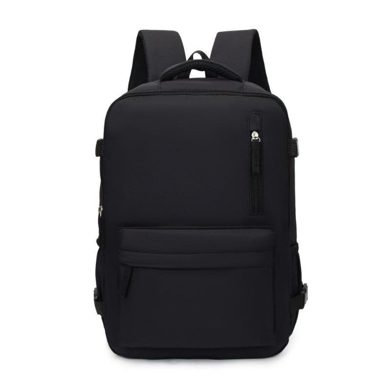 Рюкзак большой вместимости, новая простая однотонная деловая сумка для компьютера, дорожная сумка для поездок на работу для мужчин и женщин