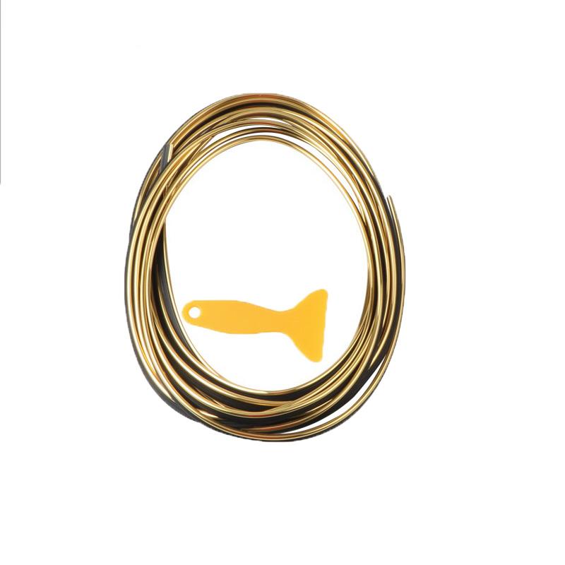 Car Styling 5M/pcs Universal DIY Flexible Interior Decoration Moulding Trim Strips Car Central Control and Door Decoration