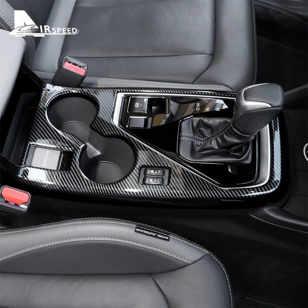 ABS For Subaru Crosstrek 2024 Impreza 2024 Control Panel Water Cup Frame Carbon Fiber Pattern Style RHD LHD Decor Accessories