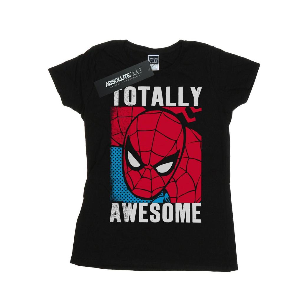 Marvel Womens/Ladies Spider-Man Totally Awesome Cotton T-Shirt
