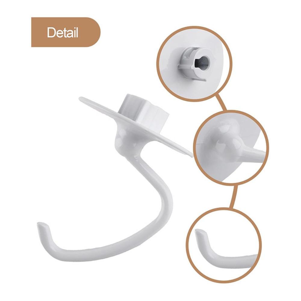 Aluminum Stand Mixer Replacement White Stand Mixer Parts Economical Dough Hook Maintenance