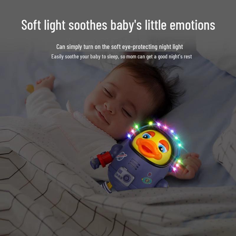Electric Dancing Astronaut Duck Toy - Singing Robot for Babies & Toddlers (3-12 Months)