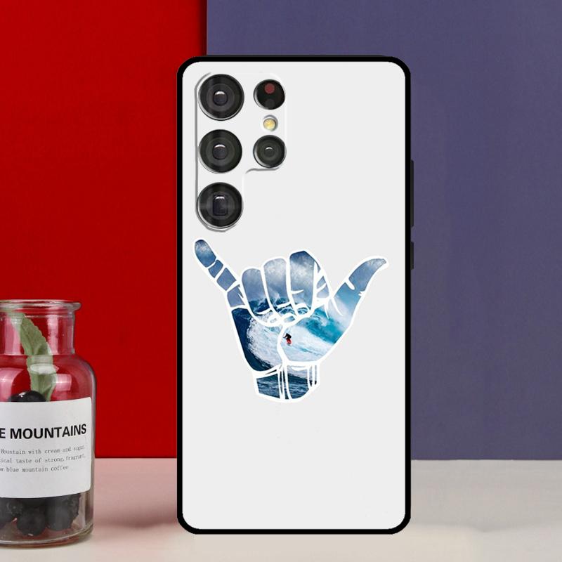 Чехол Funda с рисунком серфера 'Surf Hang Loose' для Samsung Galaxy S25 Ultra S9 S10 S20 S21 S22 Plus S23 Ultra S24 FE